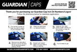 Guardian Cap Iron On Number Sheet