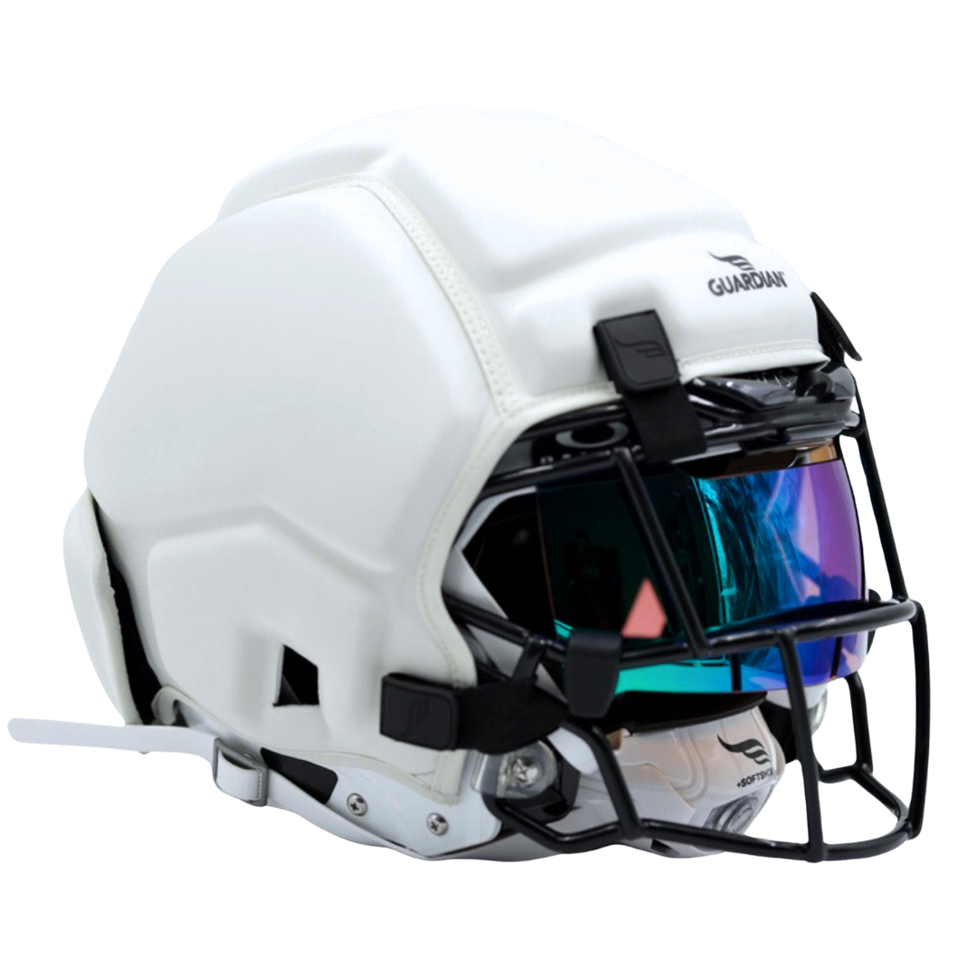 cheap white football helmet Schutt Vengeance A11 Youth Bush-Keller Sporting Goods The advanced impact absorption tech reduces collision energy Guardian Cap XT 2.0 (Football)