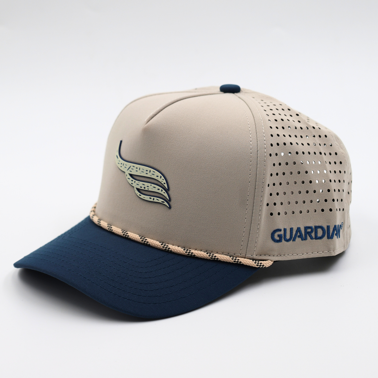 Guardian Tan & Blue Rope Hat