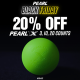 PEARL X Optic Yellow Lacrosse Balls