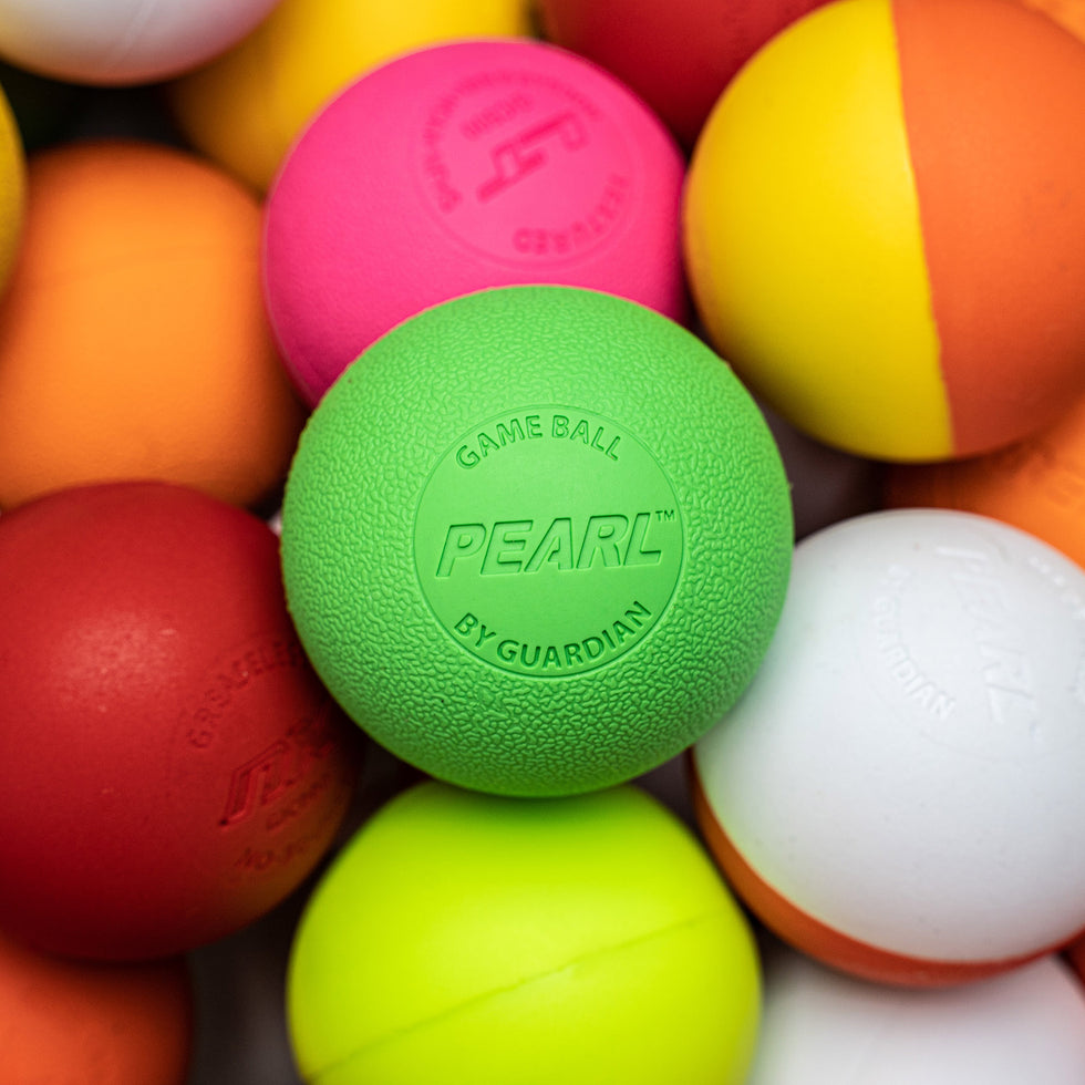 PEARL NX Lacrosse Balls No Bounce Guardian Sports