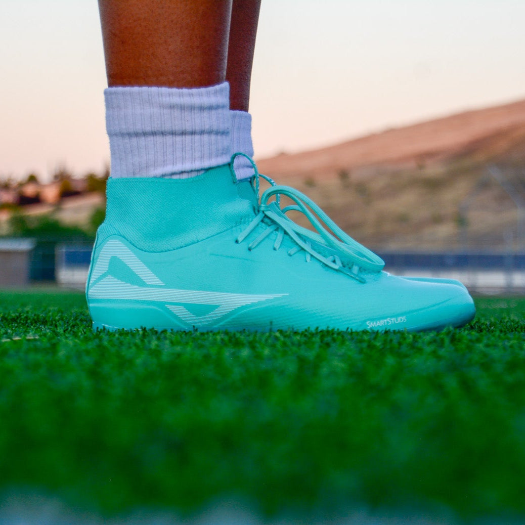 Caddix Cleats | Women's Teals - Mid