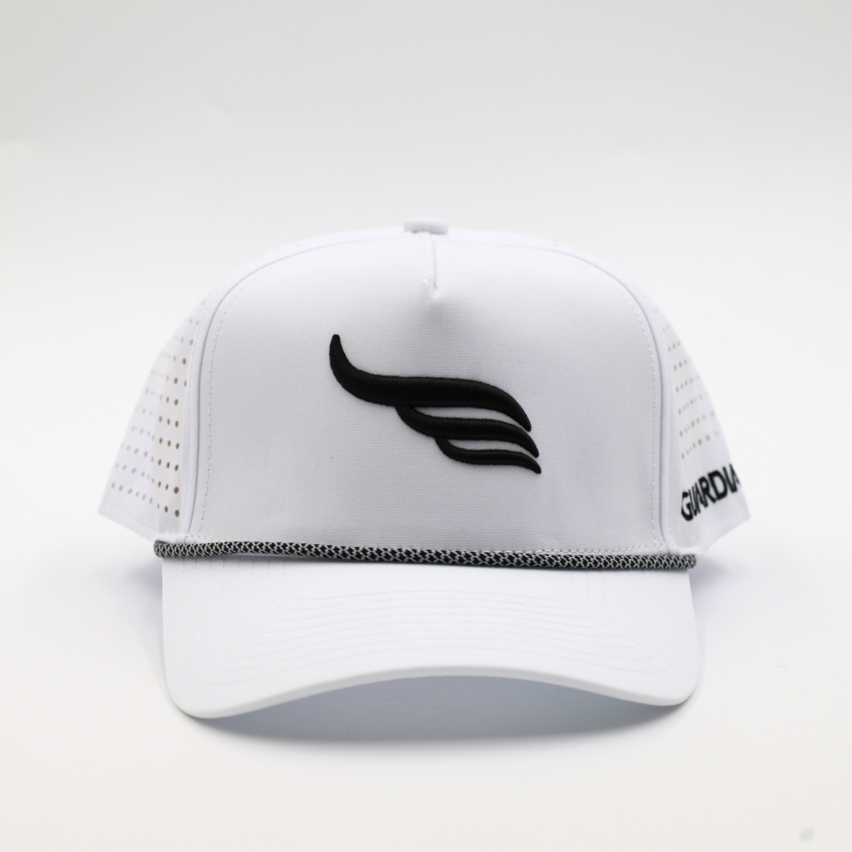 Guardian White & Black Rope Hat